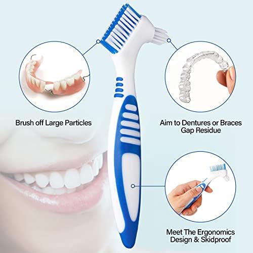 Ceonam dental appliance brush being held to demonstrate the comfortable grip and multi layered brush head architecture.