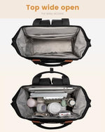 LOVEVOOK water resistant commuter purse bag detailing the external USB charging port