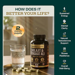 Earth Elixir Shilajit 1000mg and Tongkat Ali 400mg dietary supplement bottle with ingredients label visible.