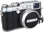 Authentic USA imported Jw camera cap keeper showing leather texture details