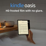 Kindle Oasis with matte protective film installed