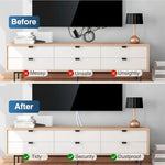 Demonstration of adding and removing electrical wires through the split sleeve opening easily.