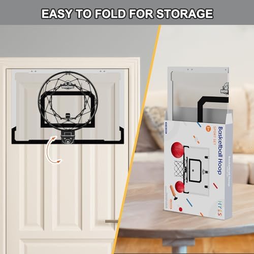 Hyes indoor basketball set with various sized basketballs and pump
