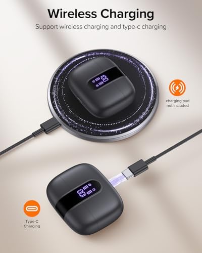 Full set of Tagry true wireless earbuds and charging accessories
