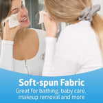 Medline hypoallergenic dry wipes packaging side view