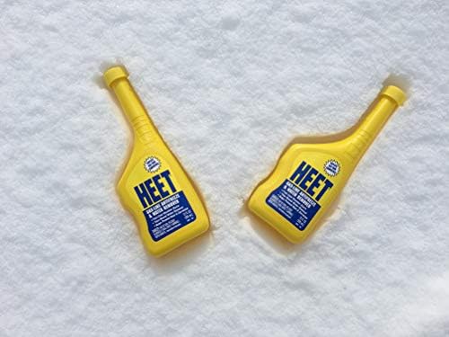 Heet gas line winter fuel treatment bottle cap and safety seal detail