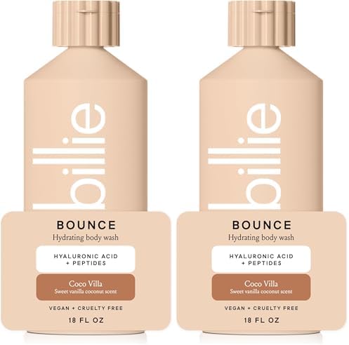 Hyaluronic acid and peptides body cleanser with coco villa coconut scent
