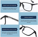Bluemoky reader glasses flexible spring hinge detail
