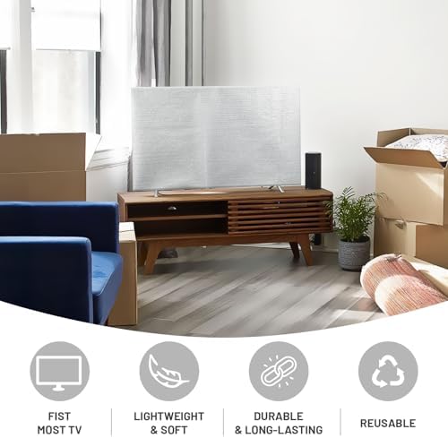 Two piece foam and bubble wrap kit for safe home relocation