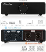 Nobsound XLR passive preamp volume control unit illustrating sleek balanced audio signal optimization