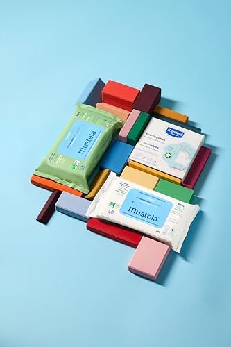 Mustela baby wipes certified home compostable seal detail