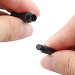 Close up look at the secure 4 pin female connector adapter tip