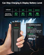 LKTOP 5000mAh camera power stick side view demonstrating compact travel friendly profile
