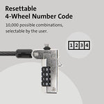 Packaging contents of the imported anti-theft security cable for workspace physical device protection.