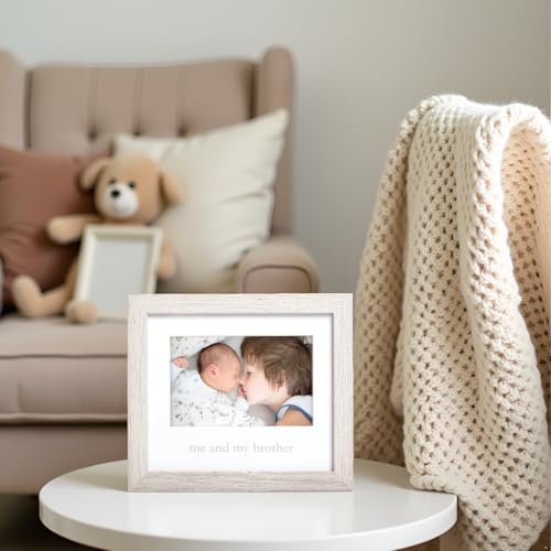 Authentic Kate & Milo big brother gift frame holding a four by six inch photograph