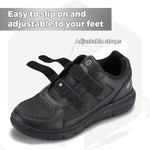 FitVille extra wide orthopedic sneakers for swollen feet side profile