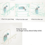 Kids Portable Travel Urinal 500ml for Toddler Boys Girls Pee Training Emergency Toilet Potty for Car Trip Outdoor Camping on The Road Park Beach Travel Essentials - Image 7