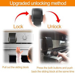 Pilispark white and black oven locks for home safety