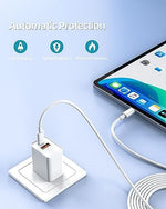Vicgee USB C to Lightning cable showing durable reinforced connectors