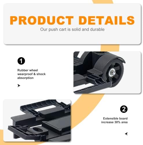 Torevsior car seat travel cart with safety belt extended