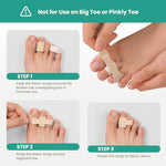 Authentic Welnove hammer toe corrector packaging with eight reusable wraps