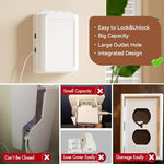 Eudemon electrical outlet cover wire channel detail