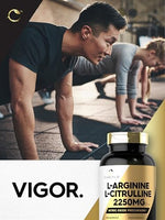 Group of Carlyle fitness supplements including L-Arginine bottle