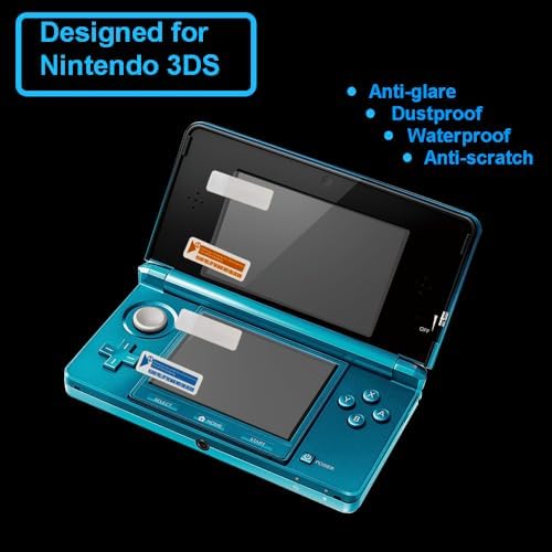 OSTENT ultra clear film applied to Nintendo 3DS console