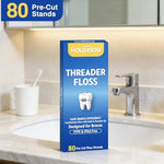Houselog imported USA oral care dental floss box side labels and instructions
