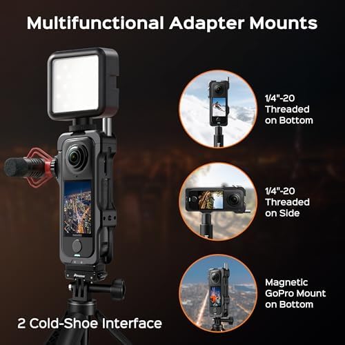 AMAZEAR protective housing with quick release adapter unlocked for camera installation