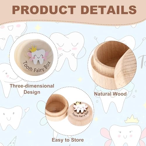 Authentic Azbuk tooth storage souvenir box for milk teeth