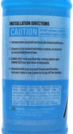 Engine Ice half gallon motorcycle coolant pouring spout close up