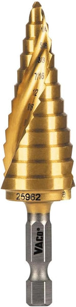 Klein Tools 25962 step drill bit front view professional tool