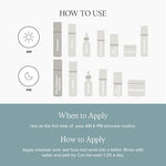 DRMTLGY gOAT Cleanser showing the smooth white milky consistency of the formula