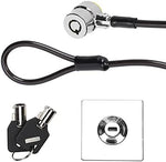 Premium galvanized steel security locking chain with two backup keys close up view