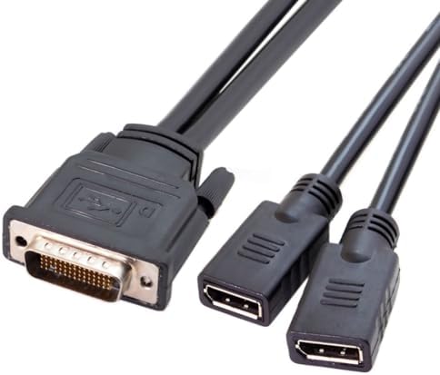 Chenyang dual monitor display splitter extension cord layout