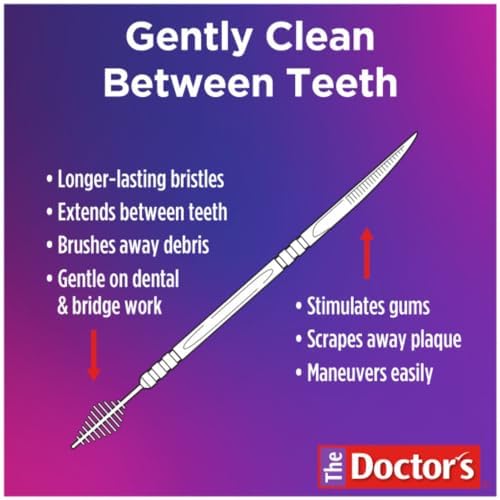 The Doctor's BrushPicks portable dispensing case for on the go oral care