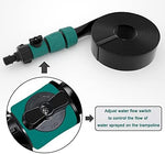 Diagram illustrating the outside safety net mounting installation process using reusable zip ties.