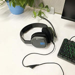 Full length view of 2 meter MJKOR audio gaming cable