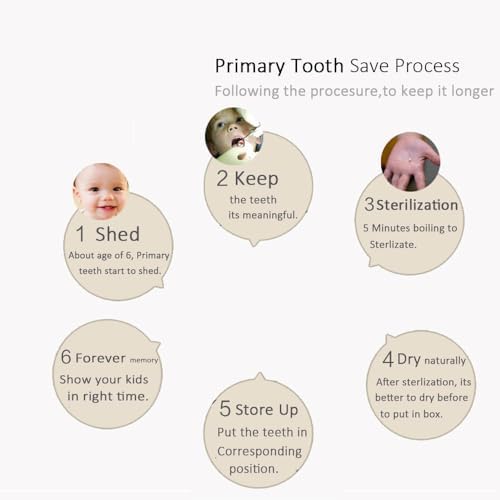 FurPaw pink baby tooth keepsake box with marker for personalization