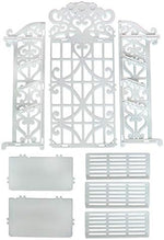 Doll shoe rack with scrollwork detail for 11.5 inch dolls