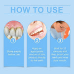 Premium fluoride free dental serum dual pack for strengthening teeth surface.