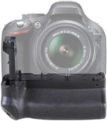 FocusFoto multi power battery pack holder back angle view highlighting the dual LP-E17 battery chamber slot.