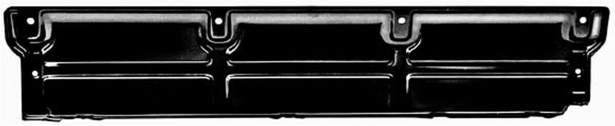 Alxiang radiator core support bridge plate front view showing heavy-duty steel construction.