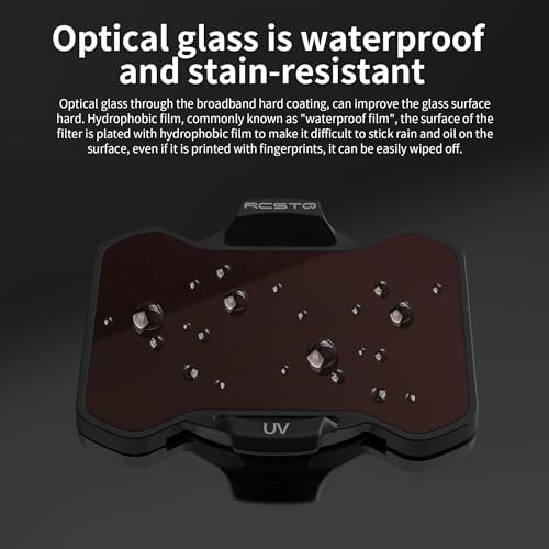 Detailed view of the snap-on mechanism for RCGEEK DJI Avata 2 filters
