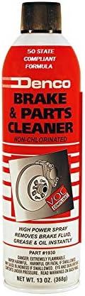 Denco 1930 non-chlorinated brake cleaner spray label details