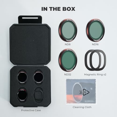 Top view of Freewell magnetic ND filter set