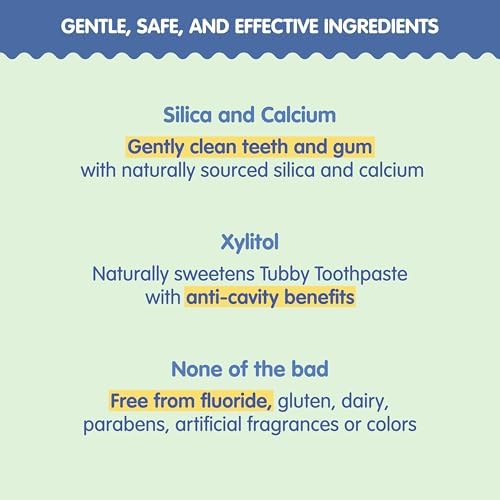 Safe to swallow watermelon flavored toothpaste for infants and children.