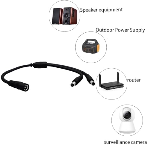 IMIYORE 2 pack extension cord accessories layout for multi device home router and modem powering.