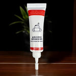 High viscosity synthetic lubricant reducing friction on vehicle caliper piston contact points.